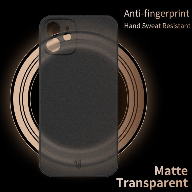 iPhone 12 Wing Series Shockproof Ultra Thin Matte Protective Case Hülle Schwarz