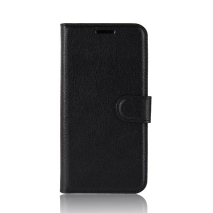 Litchi Texture Horizontal Flip Leder Case Hülle für Galaxy A40