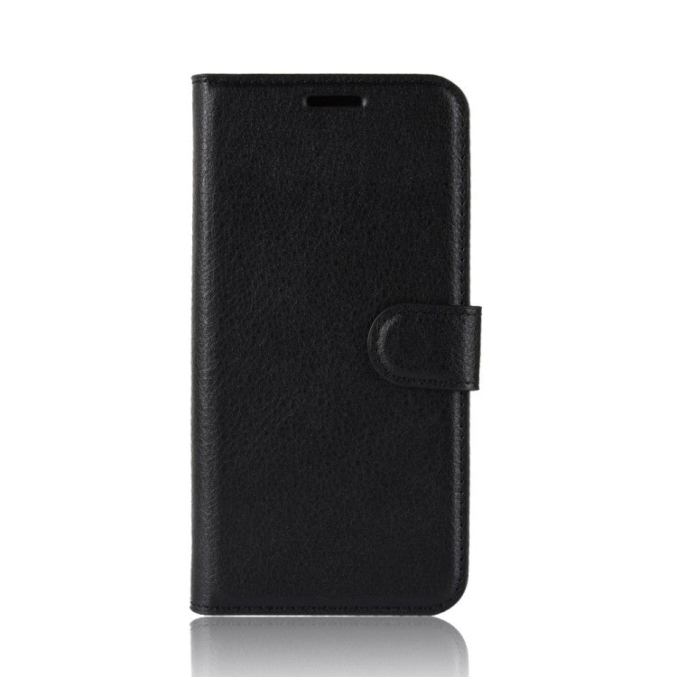 Litchi Texture Horizontal Flip Leder Case Hülle für Galaxy A40