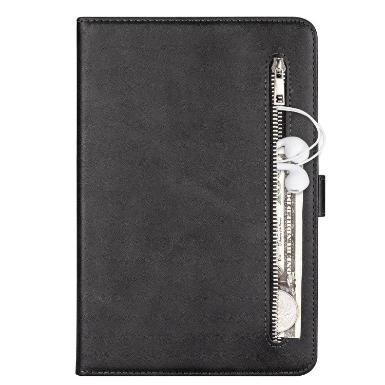 Samsung Galaxy Tab A10.1 Fashion Calf Texture Zipper Horizontal Flip Leder Case mit Stand & Card Slots