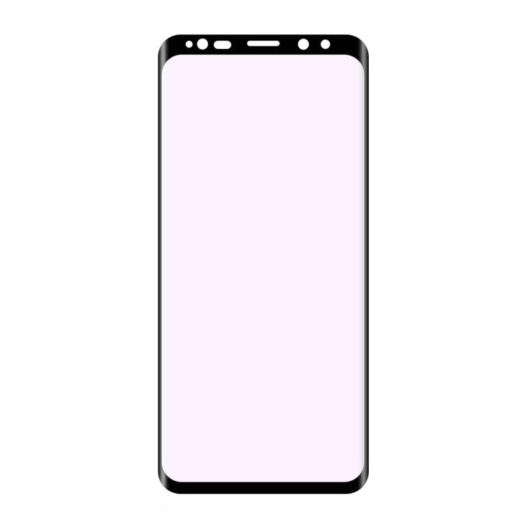 9H 3D a Heat Bending Tempered Glass Film für Galaxy S9 Plus Schwarz