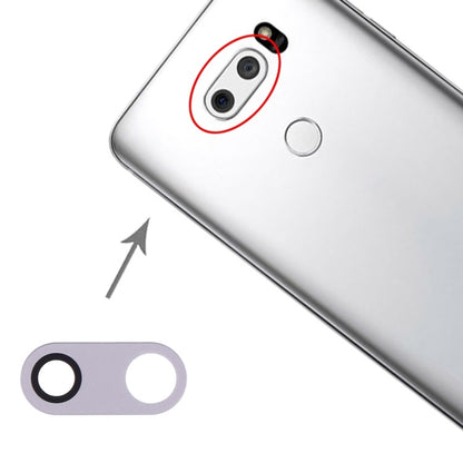 Hinter Kamera Linse für LG V30 Silber