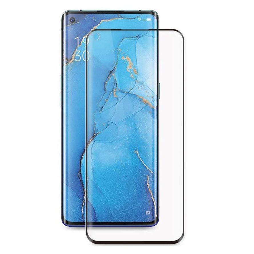 Oppo Find X2 Neo Glas Folie 5D Panzerglas Schutzglas Schwarz