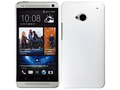 Weiss Hard Case Hülle HTC One M7