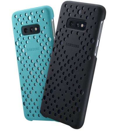 Offizielle Samsung Galaxy S10e Pattern Case- Schwarz u.Grün (2er Pack)