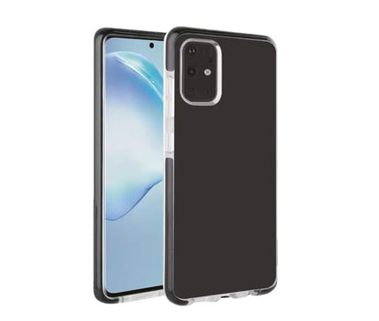 Samsung Galaxy S20 VIVANCO Rock Solid Transparent Handyhülle Case /Schwarz