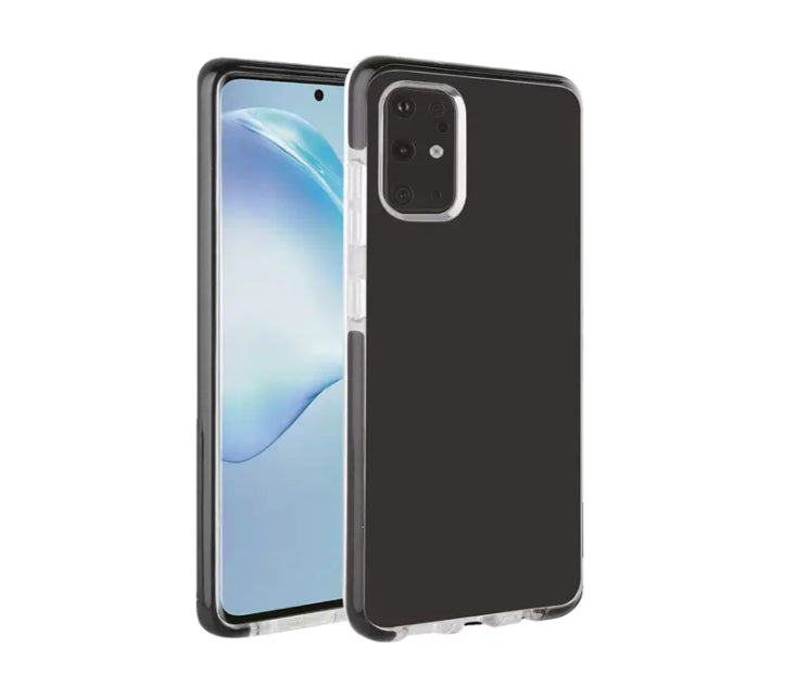 Samsung Galaxy S20 VIVANCO Rock Solid Transparent Handyhülle Case /Schwarz