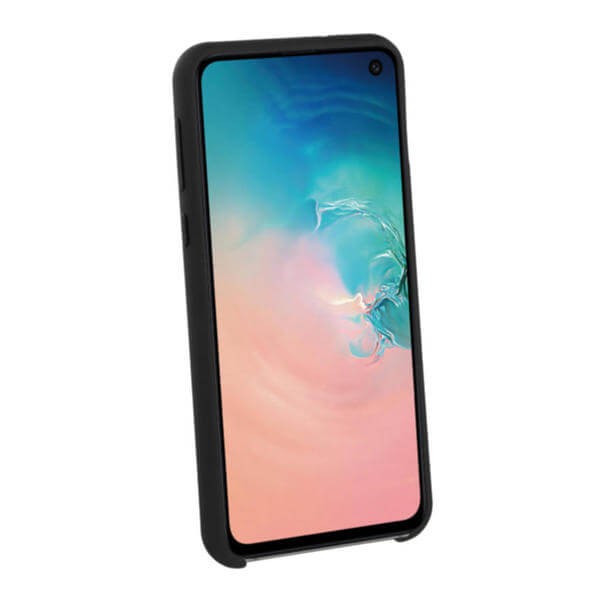 Vivanco Gracious Silikon Backcover für Samsung Galaxy S10e, schwarz