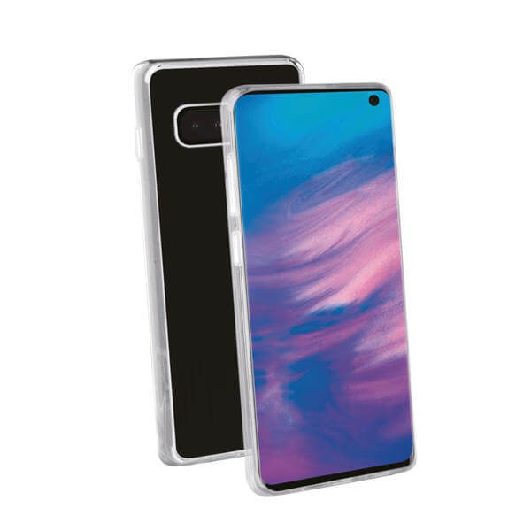 Vivanco High Quality TPU Hard Flex Backcover für Samsung Galaxy S10