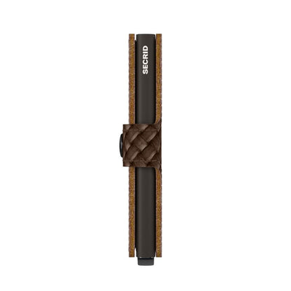 SECRID MINIWALLET BASKET, BROWN
