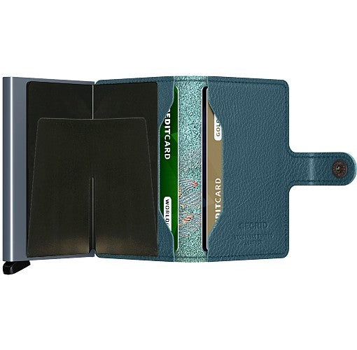 SECRID Miniwallet Stitch Magnolia petrolio