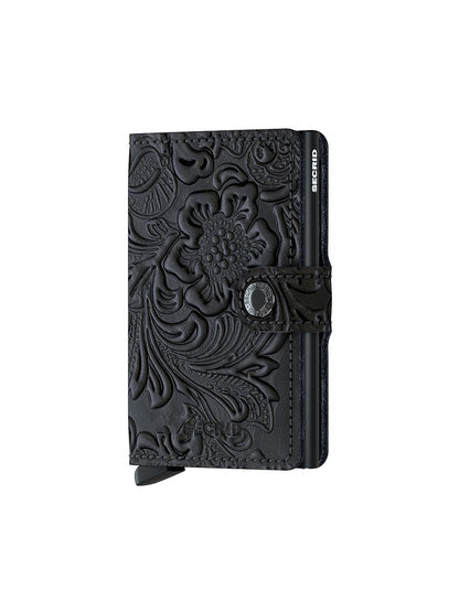 SECRID Geldbörse - Miniwallet Ornament Schwarz
