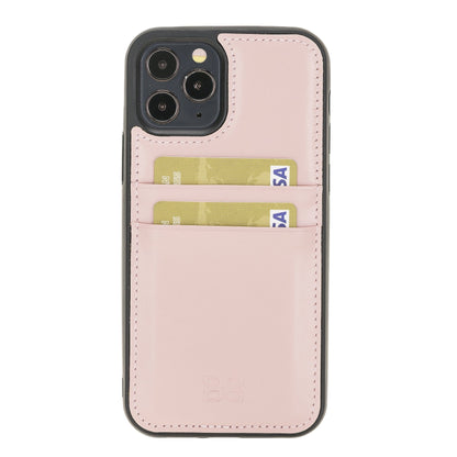 Flex Cover Back Leder Case mit Kartenfach für iPhone 12 Pro Max 6.7