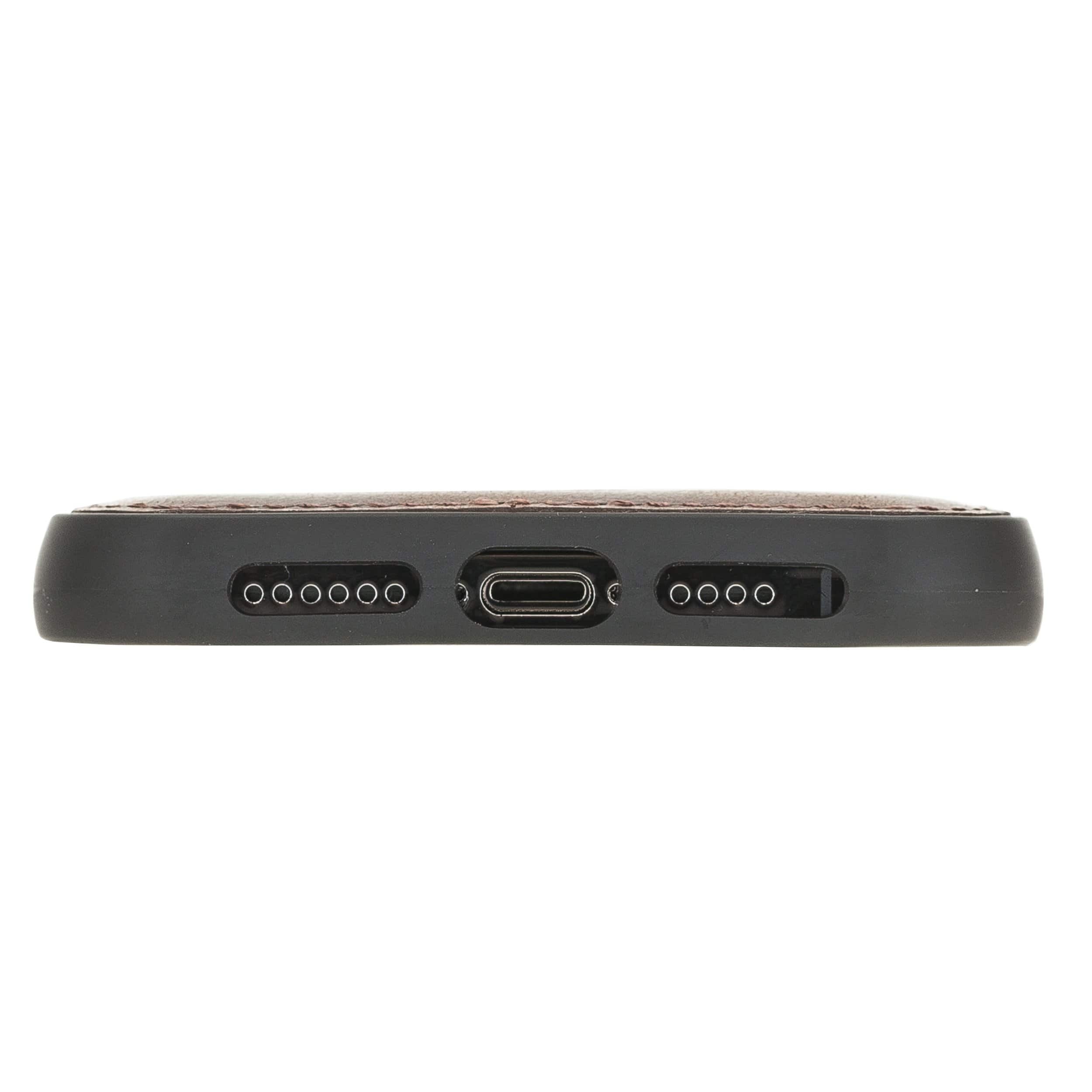Flex Cover Back Leder Case für iPhone 12 & Pro