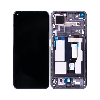 Xiaomi Mi 10T 5G, Mi 10T Pro 5G Display und Digitizer mit Rahmen, Kosmisches Schwarz (OEM)