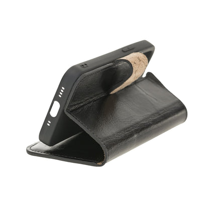 Wallet Folio Case ID Slot mit RFID für iPhone 12 mini Rustic Black