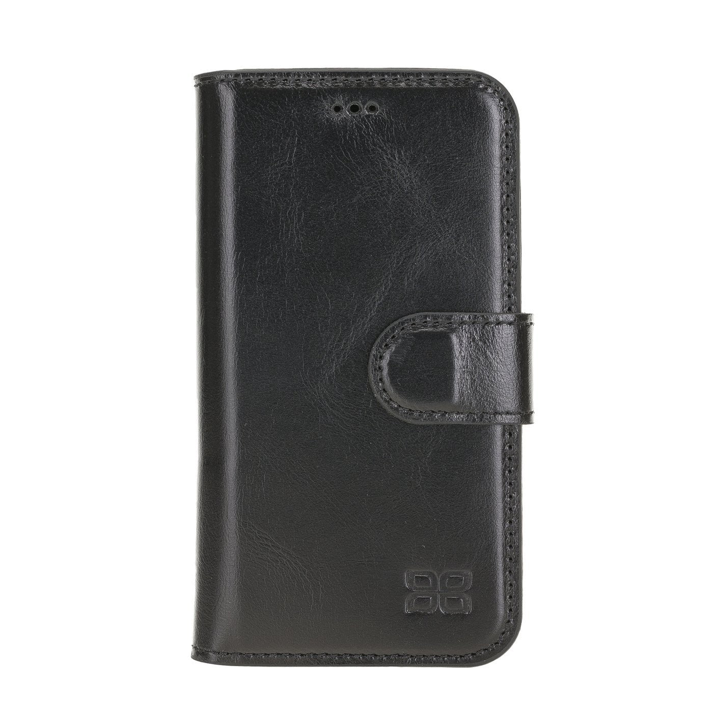 Wallet Folio Case ID Slot mit RFID für iPhone 12 mini Rustic Black