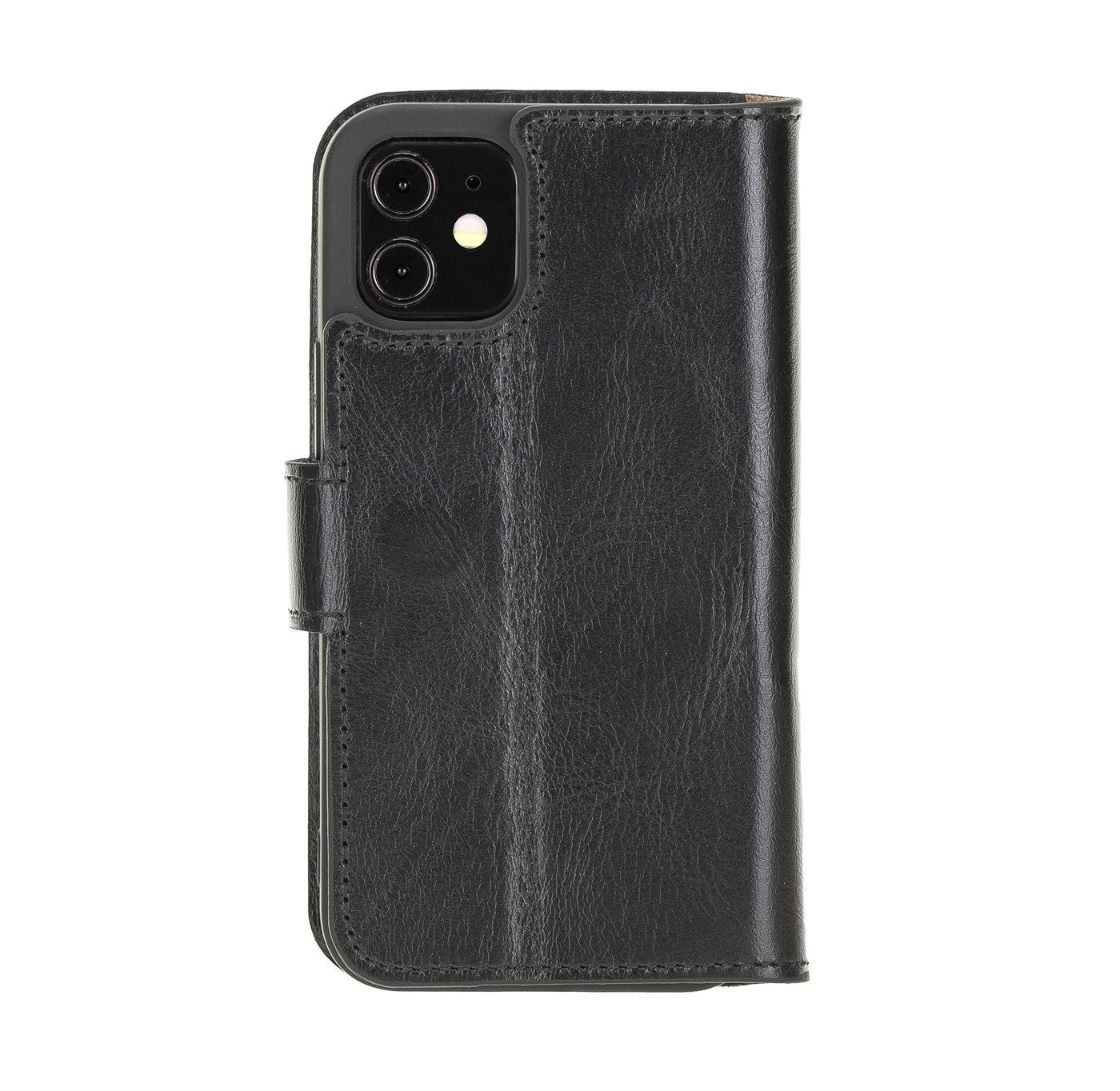Wallet Folio Case ID Slot mit RFID für iPhone 12 mini Rustic Black