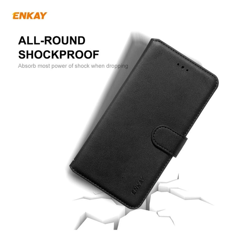 Samsung Galaxy S20 FE / S20 Lite Magnetic Flip Leder Case mit Holder & Card Slots & Wallet Schwarz