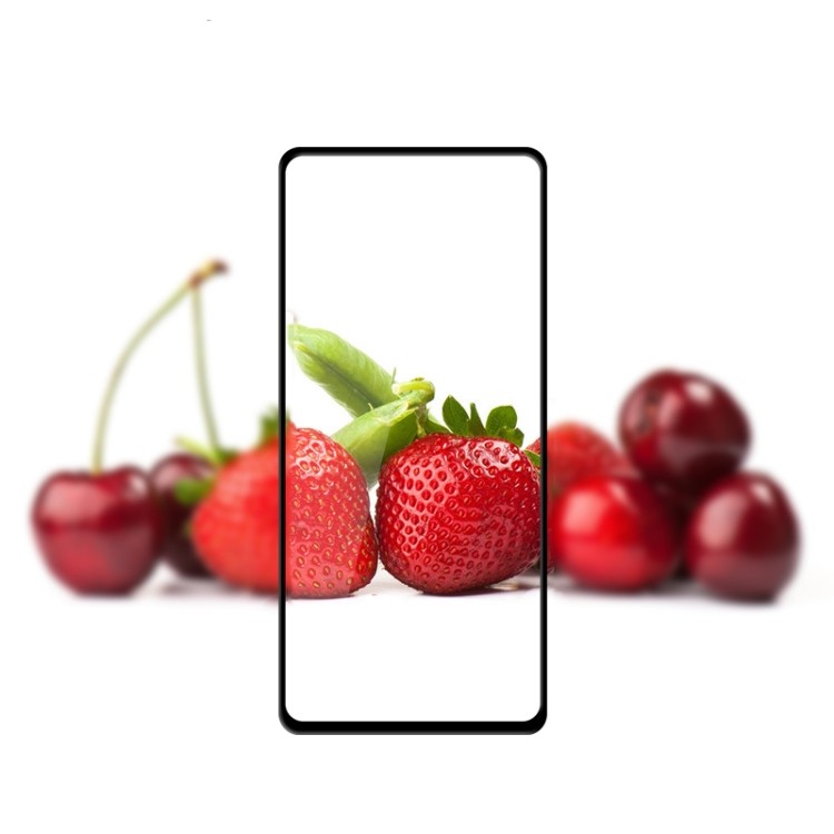 9H 2.5D Full Glue Silk Print Tempered Glass Film für Samsung Galaxy S20 FE