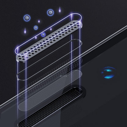 Max Benks V Hochauflösend, explosionsgeschützt und stoßfest Tempered Glass Metall Staubdichtes für iPhone 12 Pro Max
