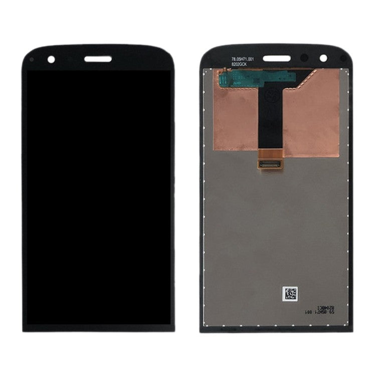 LCD Screen and Digitizer Full Assembly for Caterpillar CAT S61 Schwarz