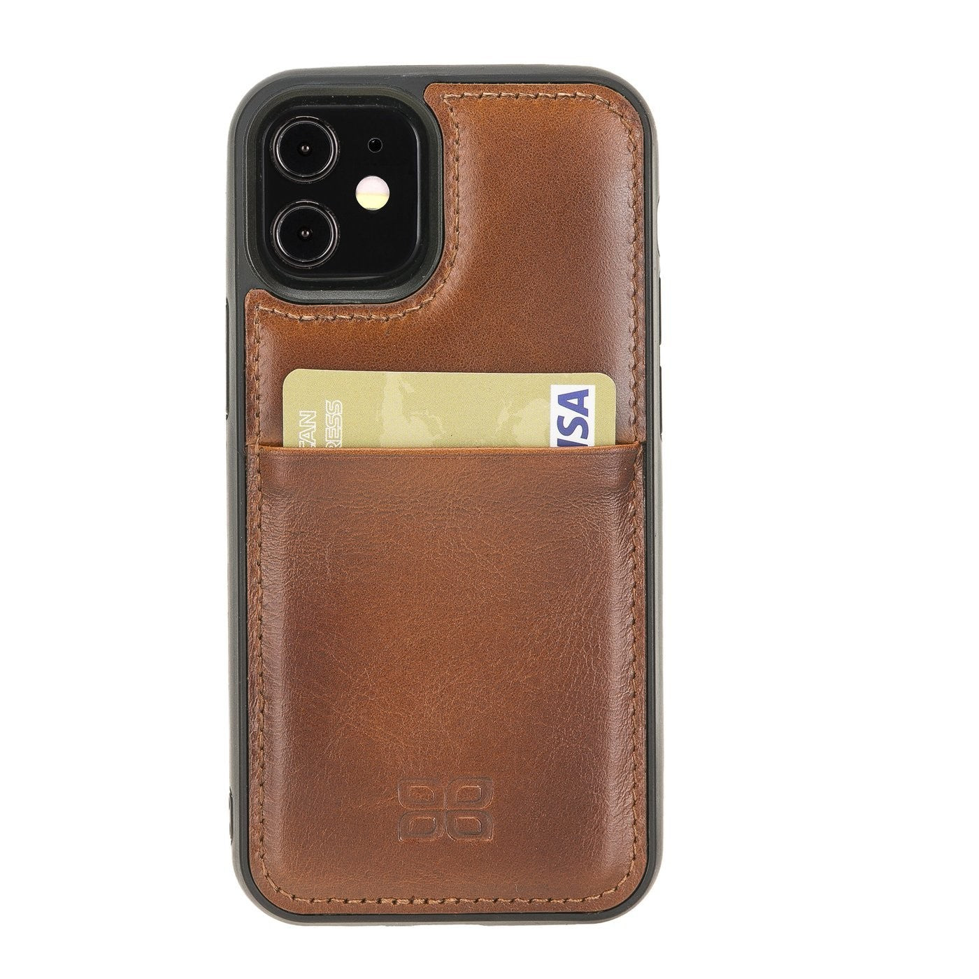 Bouletta Flex Cover Back Leder Case für iPhone 12 mini
