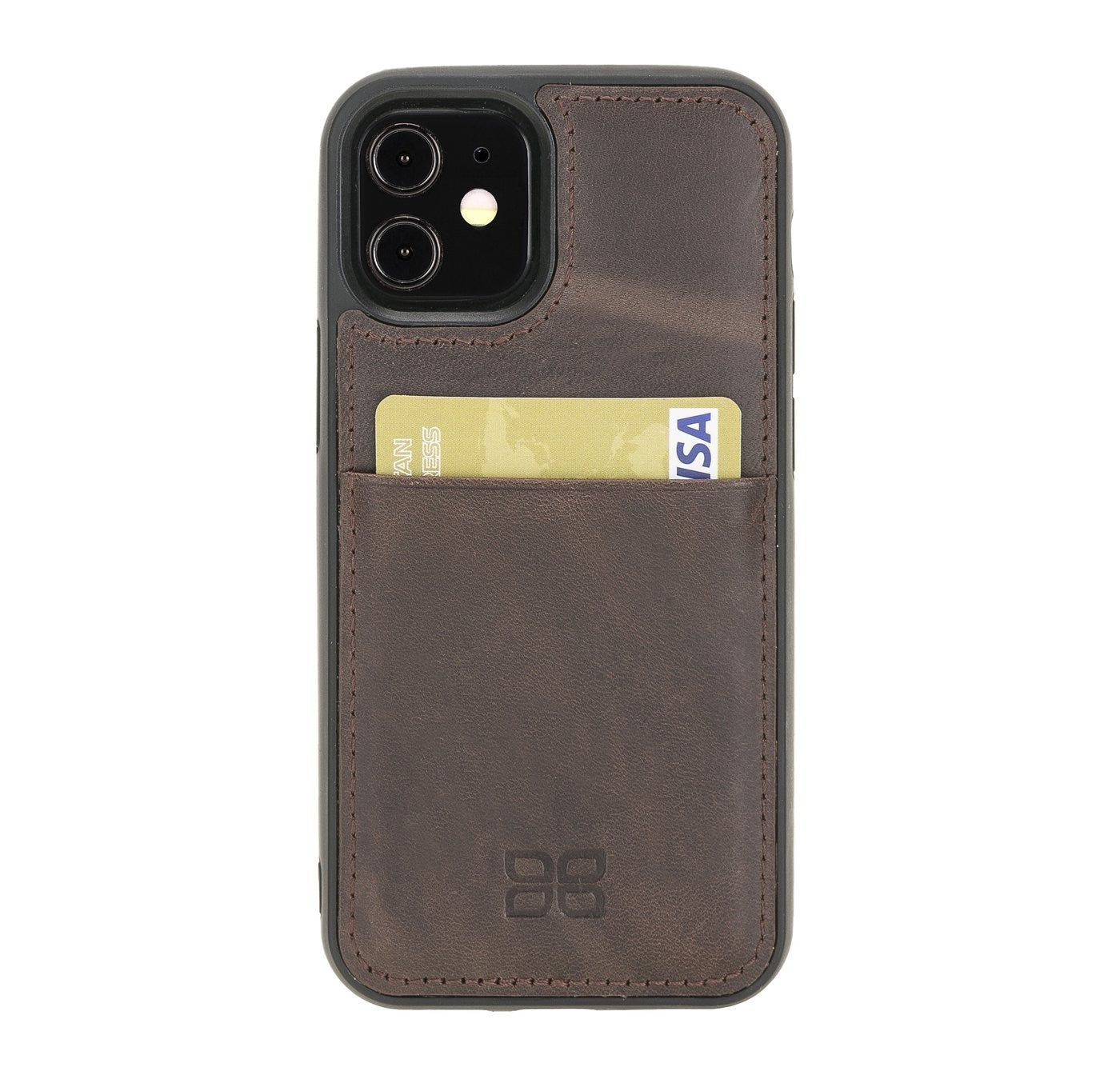 Bouletta Flex Cover Back Leder Case für iPhone 12 mini