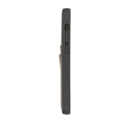 Bouletta Flex Cover Back Leder Case für iPhone 12 mini Tiana Tan with Effect