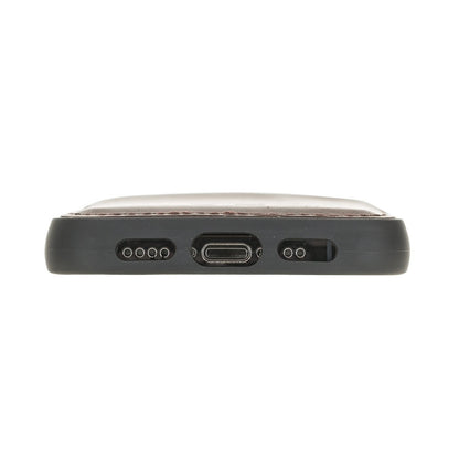 Bouletta Flex Cover Back Leder Case für iPhone 12 mini Tiana Tan with Effect