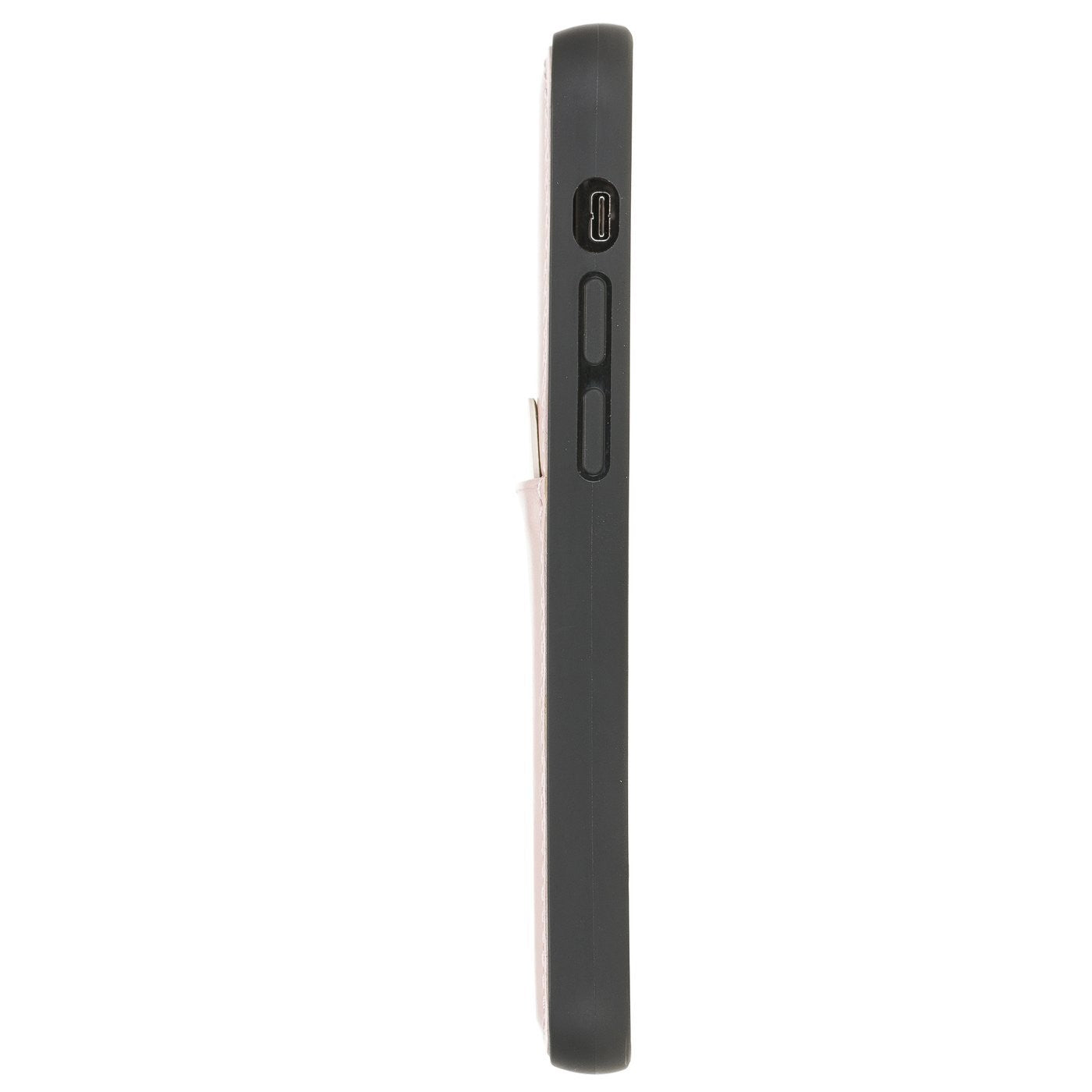 Bouletta Flex Cover Back Leder Case für iPhone 12 mini Nude Pink