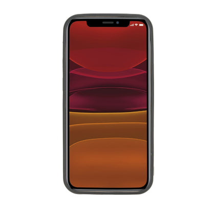 Bouletta Flex Cover Back Leder Case für iPhone 12 mini Rustic Tan with Effect