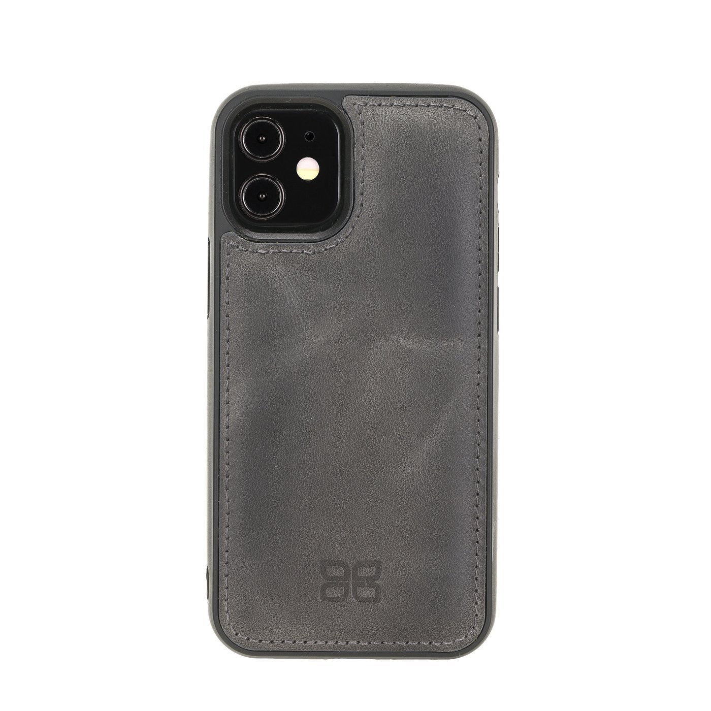 Bouletta Flex Cover Back Leder Case für iPhone 12 mini Tiana Tan with Effect