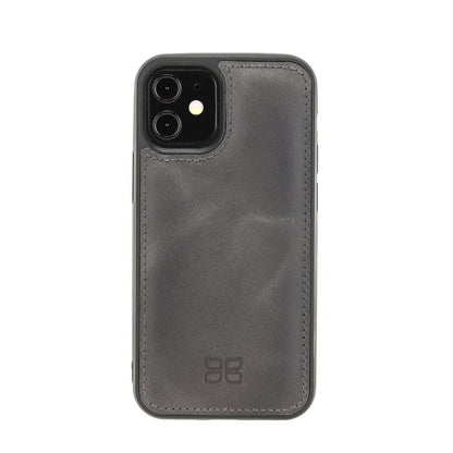 Bouletta Flex Cover Back Leder Case für iPhone 12 mini Tiana Tan with Effect