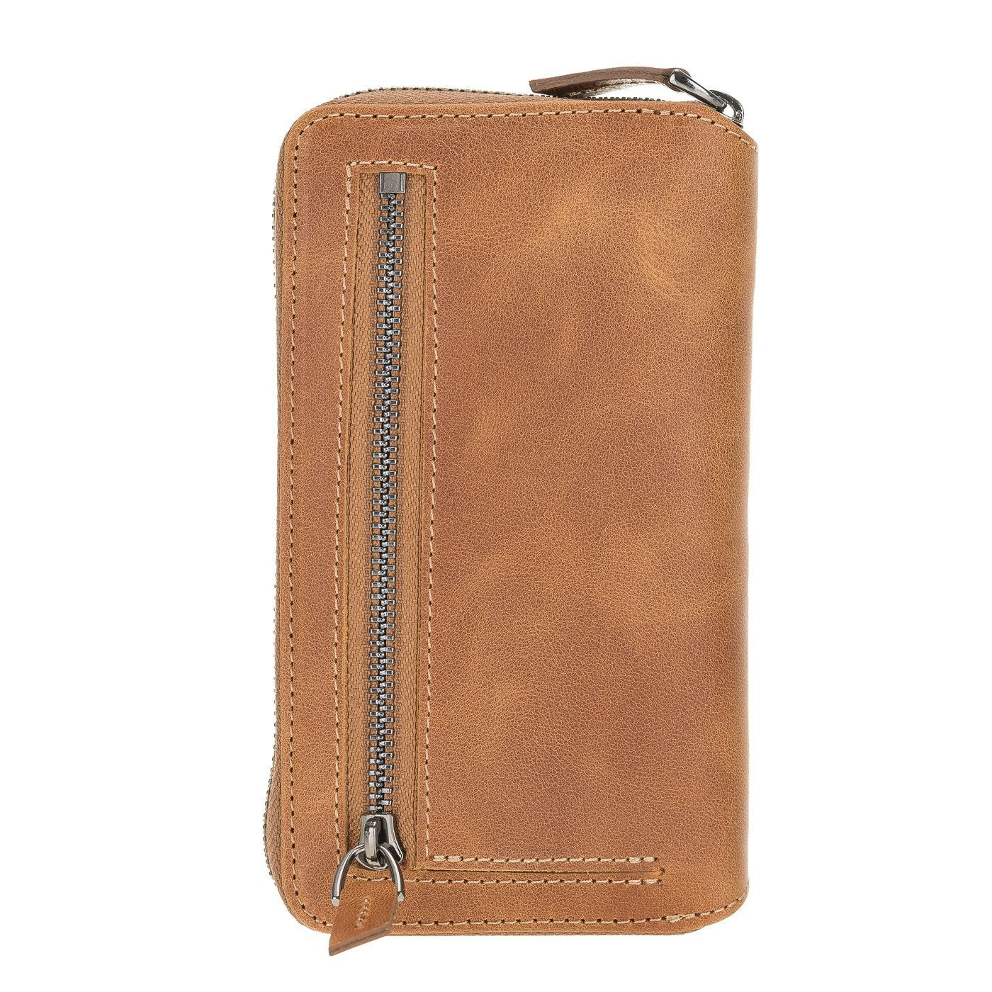 Bouletta Pouch Magnetische abnehmbare Case mit RFID für iPhone 12 mini Fiesta Tan