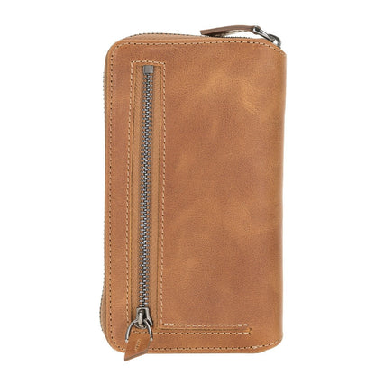 Bouletta Pouch Magnetische abnehmbare Case mit RFID für iPhone 12 mini Fiesta Tan