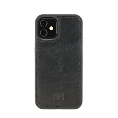 Bouletta Pouch Magnetische abnehmbare Case mit RFID für iPhone 12 mini Rustic Black