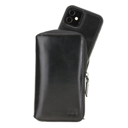 Bouletta Pouch Magnetische abnehmbare Case mit RFID für iPhone 12 mini Rustic Black