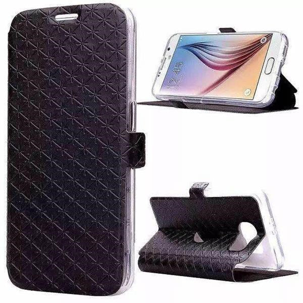 Leder Kreditkarte Etui Samsung Galaxy S6