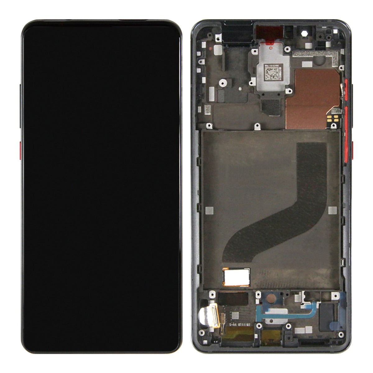 Xiaomi Mi 9T, Mi 9T Pro, Redmi K20, K20 Pro Display und Digitizer mit Rahmen, Schwarz, OEM