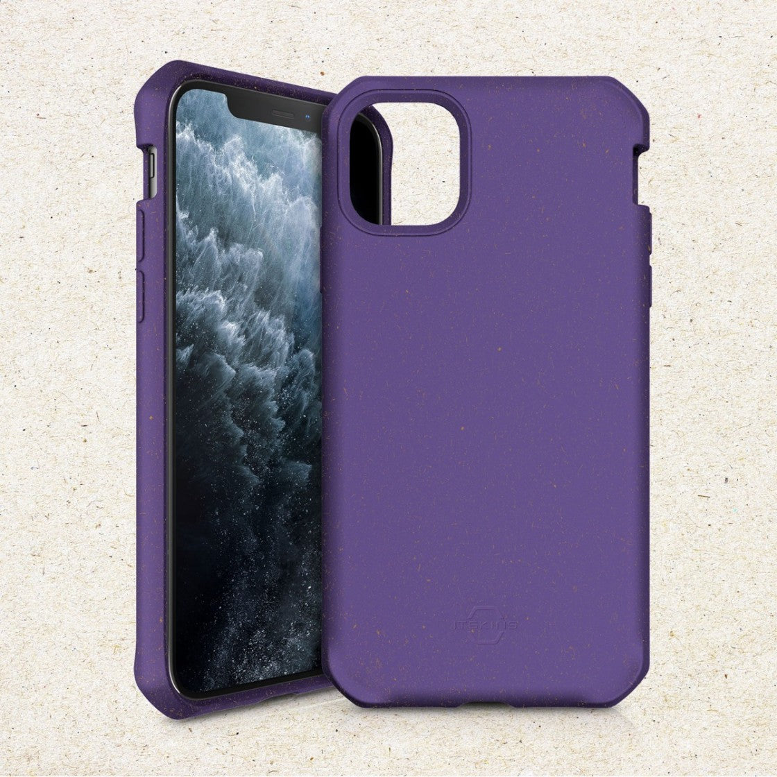 Itskins ﻿Feronia Bio Back Cover für das iPhone 11 Pro Max Lila