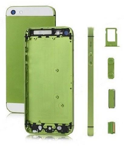 iPhone 5 Alu Backcover Rückseite Grün (ohne vorm)