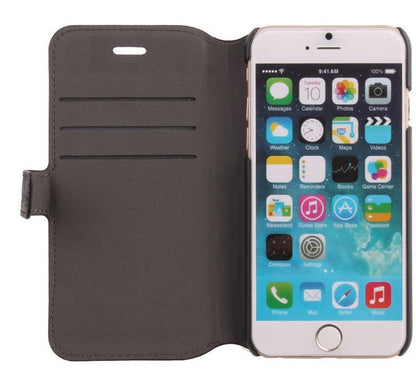 Guess Clark Collection - Book Ledertasche/Hülle/Case - Apple iPhone 6 Plus, 6s Plus - Schwarz