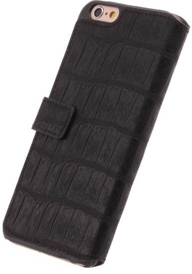 Guess Clark Collection - Book Ledertasche/Hülle/Case - Apple iPhone 6 Plus, 6s Plus - Schwarz
