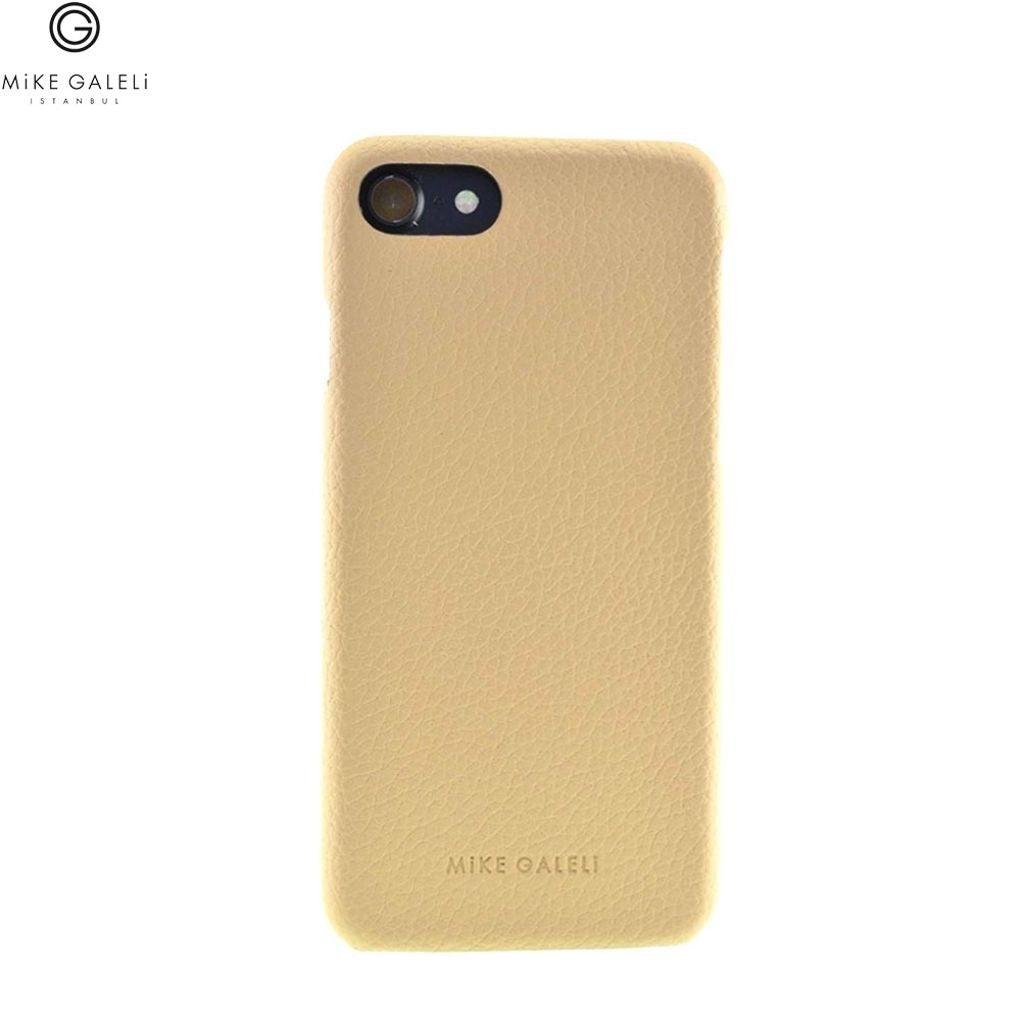 Mike Galeli - iPhone 8 Plus / 7 Plus / 6S Plus / 6 Plus Echtleder Hülle Back Case (LENNYIP8P-M03) - Braun (Beige)