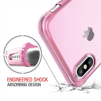 ITSkins - iPhone Xs / X Zero Jel Schutz Hardcase Hülle (Fallschutz 1 Meter) - Transparent