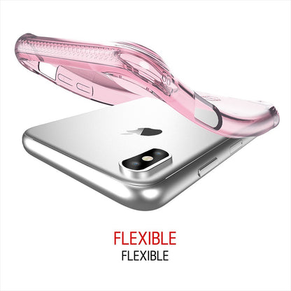 ITSkins - iPhone Xs / X Zero Jel Schutz Hardcase Hülle (Fallschutz 1 Meter) - Transparent