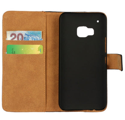 Schwarz Leder Kreditkarte Etui HTC One M9