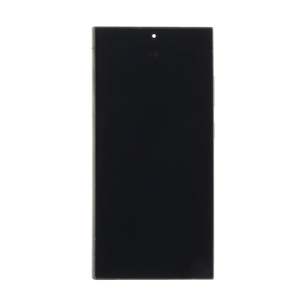 Samsung Galaxy S24 Ultra Display und Digitizer mit Rahmen Titanium Black Service Pack - Phonebazaar