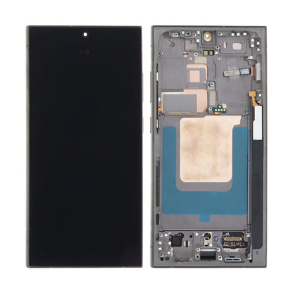 Samsung Galaxy S24 Ultra Display und Digitizer mit Rahmen Titanium Black Service Pack - Phonebazaar